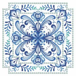 Delft Blue Quilt Block 2 06(Md) machine embroidery designs