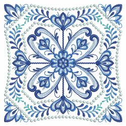 Delft Blue Quilt Block 2 10(Sm)