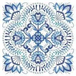 Delft Blue Quilt Block 2 11(Md) machine embroidery designs
