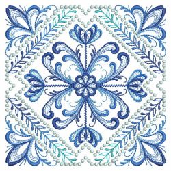 Delft Blue Quilt Block 2 12(Md) machine embroidery designs