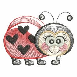 Cute Bugs(Md) machine embroidery designs