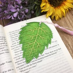 Organza Leaf Bookmark 02