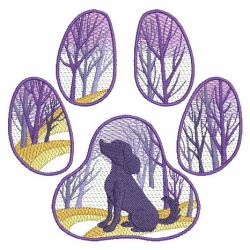 Animal Pawprint 06(Lg) machine embroidery designs