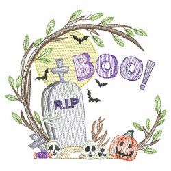 Happy Halloween 5 05(Lg) machine embroidery designs