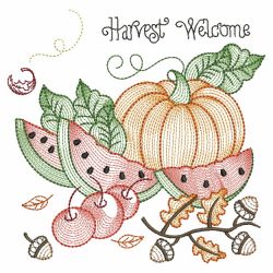 Rippled Autumn Harvest 2 10(Lg) machine embroidery designs