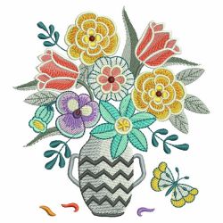Charming Flower Bouquet 03(Lg) machine embroidery designs