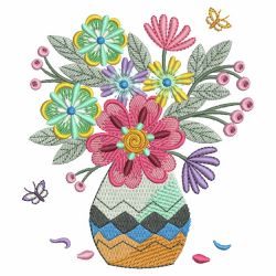 Charming Flower Bouquet 04(Lg) machine embroidery designs