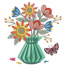 Charming Flower Bouquet 06(Lg) machine embroidery designs