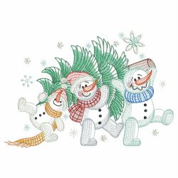Snowman Friends(Md) machine embroidery designs