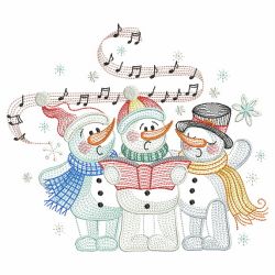 Snowman Friends 03(Lg) machine embroidery designs