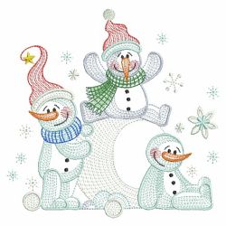 Snowman Friends 05(Sm) machine embroidery designs