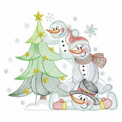 Snowman Friends 06(Sm) machine embroidery designs