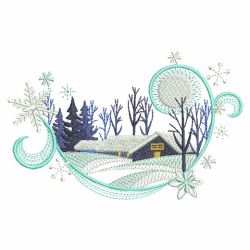 Winter Wonderland Silhouettes 4(Sm) machine embroidery designs