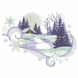 Winter Wonderland Silhouettes 4 02(Lg) machine embroidery designs