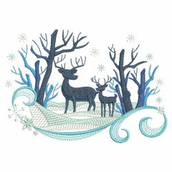 Winter Wonderland Silhouettes 4 03(Md) machine embroidery designs