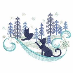 Winter Wonderland Silhouettes 4 10(Sm) machine embroidery designs