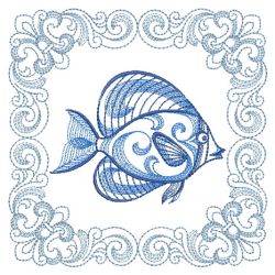 Baroque Sea Life 01(Lg) machine embroidery designs