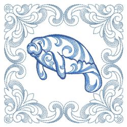 Baroque Sea Life 06(Lg) machine embroidery designs