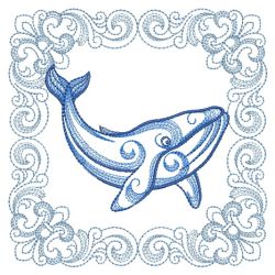 Baroque Sea Life 07(Lg) machine embroidery designs