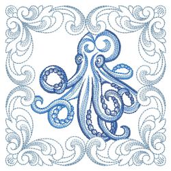 Baroque Sea Life 08(Lg) machine embroidery designs