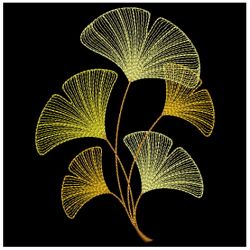 Rippled Autumn Leaves 3(Md) machine embroidery designs