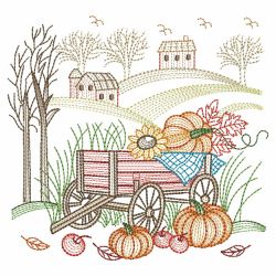 Rippled Autumn Harvest 3 05(Md) machine embroidery designs