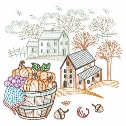 Rippled Autumn Harvest 3 07(Md) machine embroidery designs