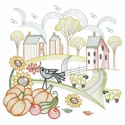 Rippled Autumn Harvest 3 10(Md) machine embroidery designs