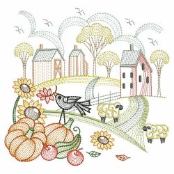 Rippled Autumn Harvest 3 10(Lg) machine embroidery designs