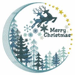 Christmas Silhouettes 2 04(Md) machine embroidery designs