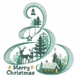 Christmas Silhouettes 2 05(Sm) machine embroidery designs