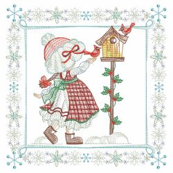 Christmas Sunbonnets 4 02(Lg) machine embroidery designs