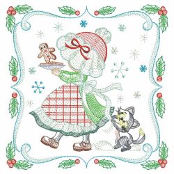 Christmas Sunbonnets 4 05(Md) machine embroidery designs