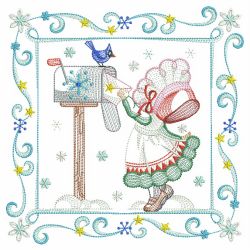 Christmas Sunbonnets 4 07(Md) machine embroidery designs