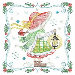 Christmas Sunbonnets 4 09(Lg) machine embroidery designs