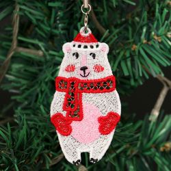 FSL Christmas Critters machine embroidery designs