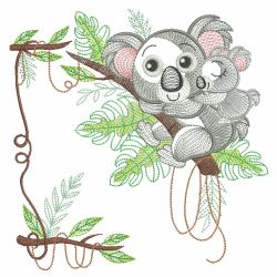 Mom And Baby Animals 2 04(Md) machine embroidery designs