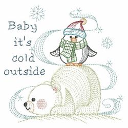 Rippled Cold Outside 05(Lg) machine embroidery designs