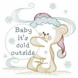 Rippled Cold Outside 06(Md) machine embroidery designs