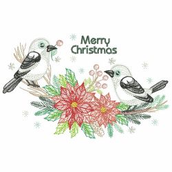 Winter For The Birds 4 07(Md) machine embroidery designs