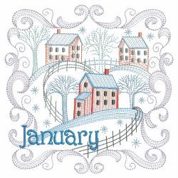 Months Of The Year Blocks(Sm) machine embroidery designs