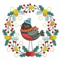 Folk Art Christmas Birds 02(Md)