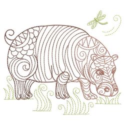 Simply Safari Animals 09(Lg) machine embroidery designs