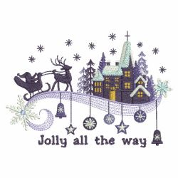 Christmas Silhouettes 3 07(Lg) machine embroidery designs