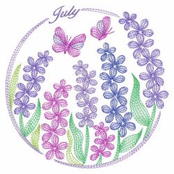Rippled Flowers Of The Month 07(Lg)