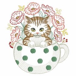 Teacup Animals 01(Md) machine embroidery designs