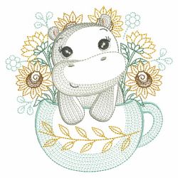 Teacup Animals 10(Lg) machine embroidery designs