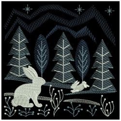 Winter Woodland Scene 02(Md) machine embroidery designs