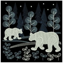 Winter Woodland Scene 03(Md) machine embroidery designs