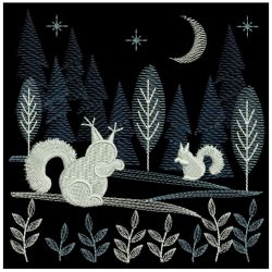 Winter Woodland Scene 06(Lg) machine embroidery designs